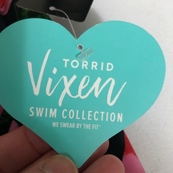 Torrid Vixen Swimwear Top 0 - Picture 3 of 4